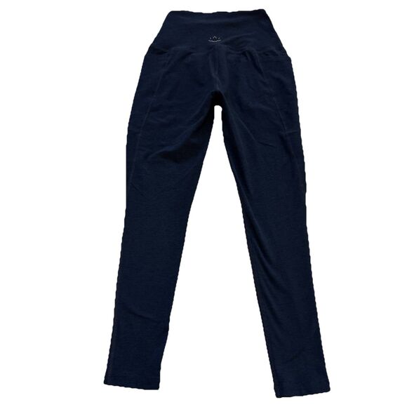 Beyond Yoga Spacedye Out Of Pocket High Waisted Midi Leggings Nocturnal Navy XS - Picture 2 of 8